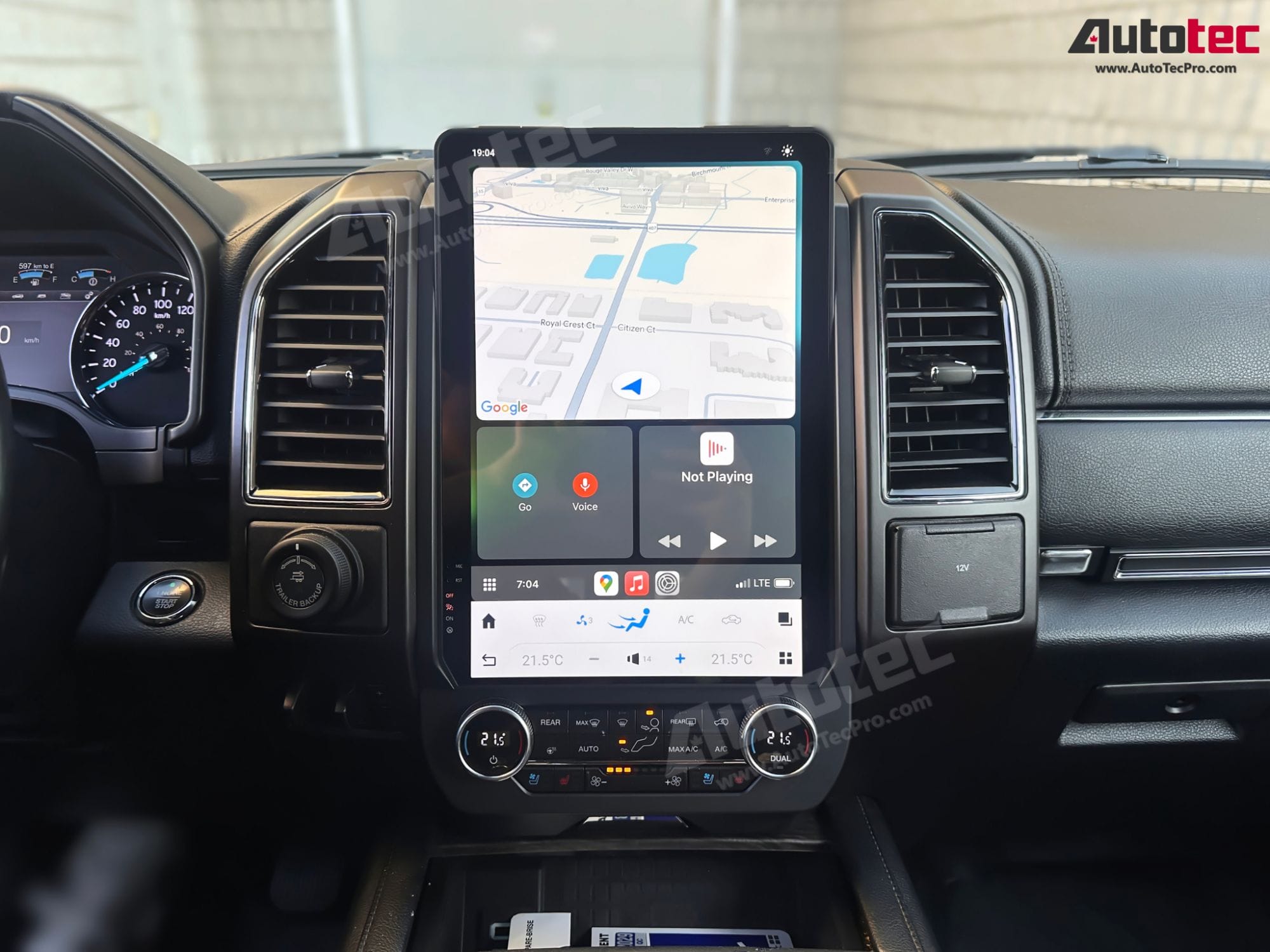 Ford Expedition (2018 – 2021) 14.4″ IPS QHD 2K Touch-Screen Navigation & Infotainment System | Android 13 | GPS | BT | Wifi | CarPlay | SYNC | 4G LTE