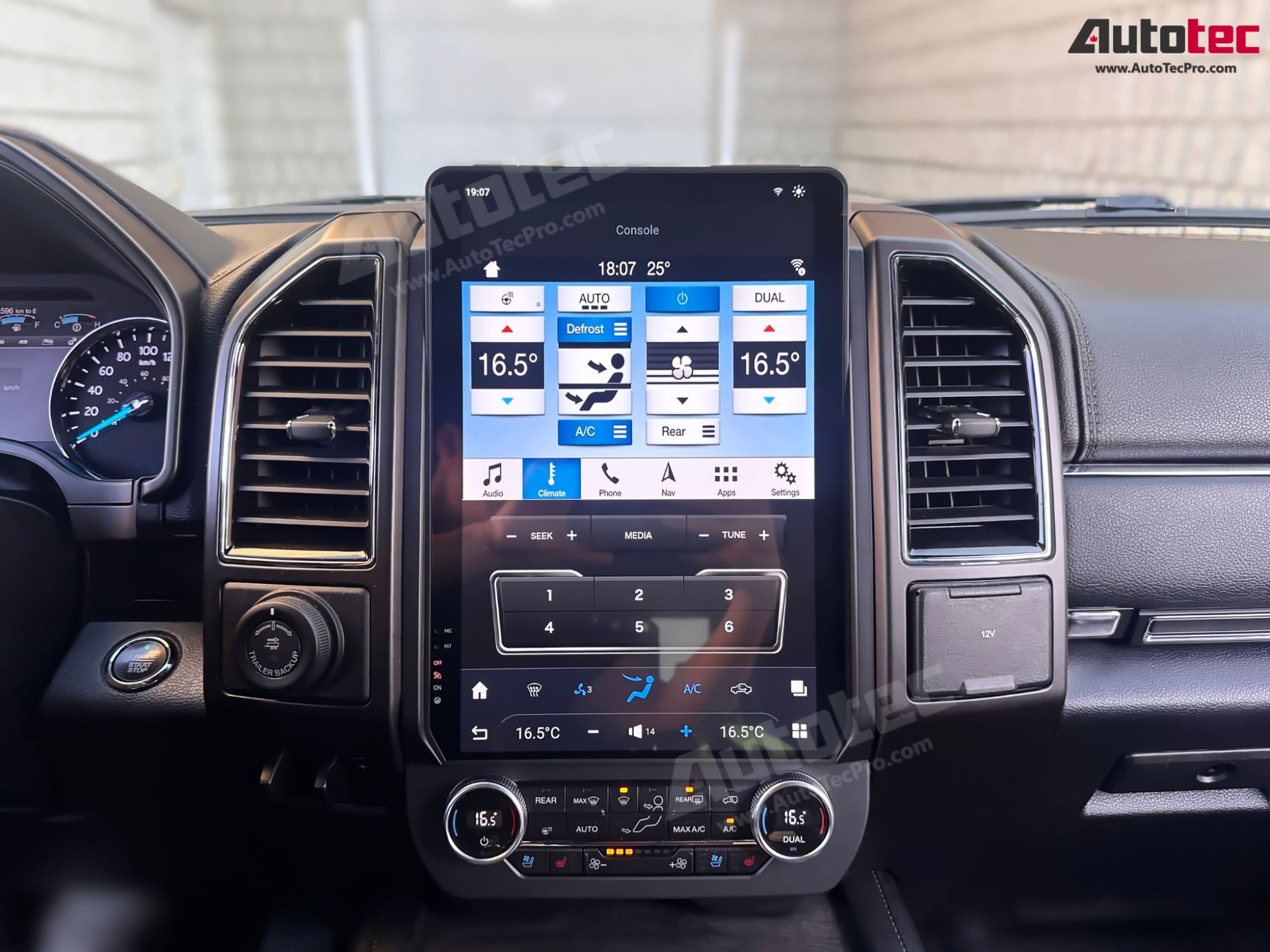 Ford Expedition (2018 – 2021) 14.4″ IPS QHD 2K Touch-Screen Navigation & Infotainment System | Android 13 | GPS | BT | Wifi | CarPlay | SYNC | 4G LTE